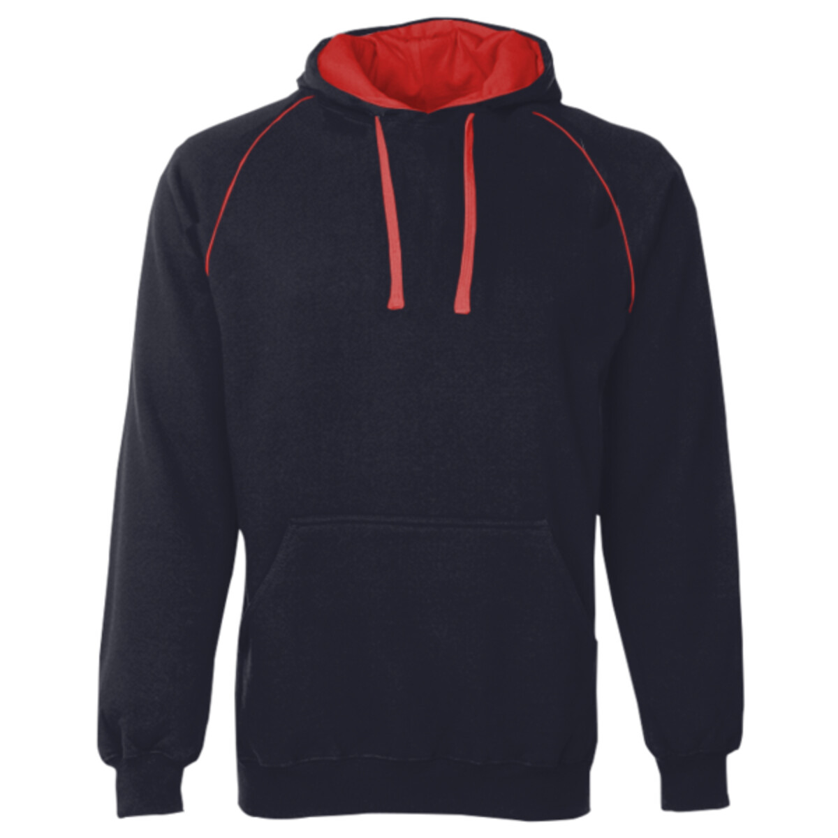 Adults Contrast Fleecy Hoodie