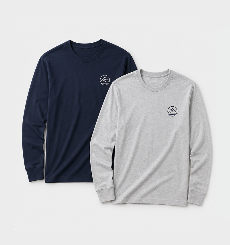 Custom printed long sleeve t-shirts