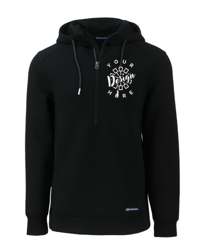 Cutter & Buck Roam Eco Half Zip Recycled Men's Pullover Hoodie MCK01279